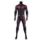 Daredevil Matthew Murdock Black Red Jumpsuit Outfits Cosplay Costume